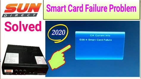 sun direct smart card failure|How to fix sun direct E06.